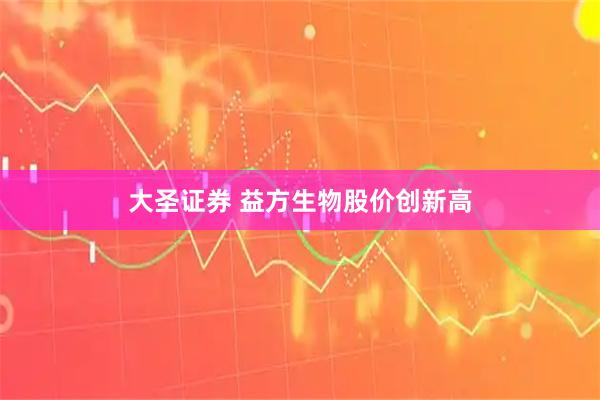 大圣证券 益方生物股价创新高